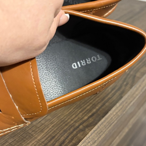 Torrid Brown Leather Loafers - Picture 2 of 10